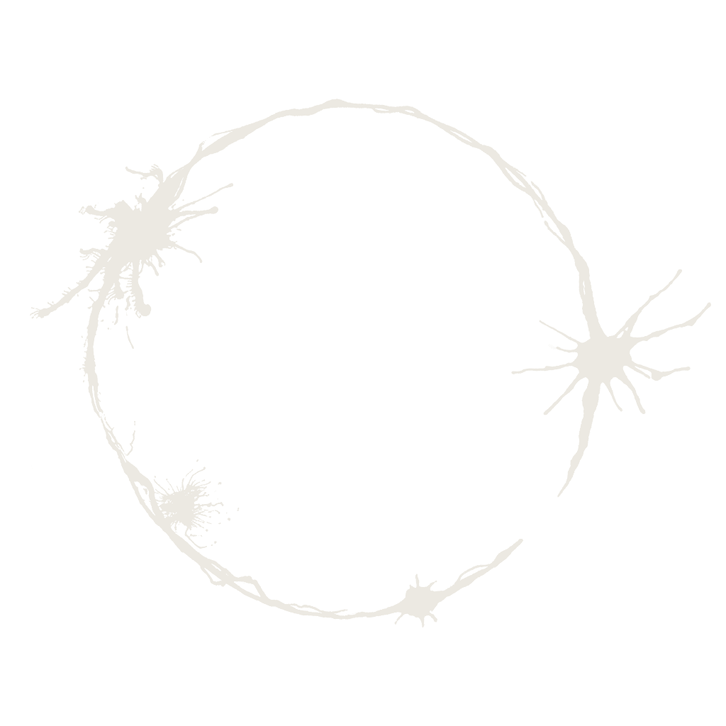 A circular ink logogram: the perimeter Calame draws around your data